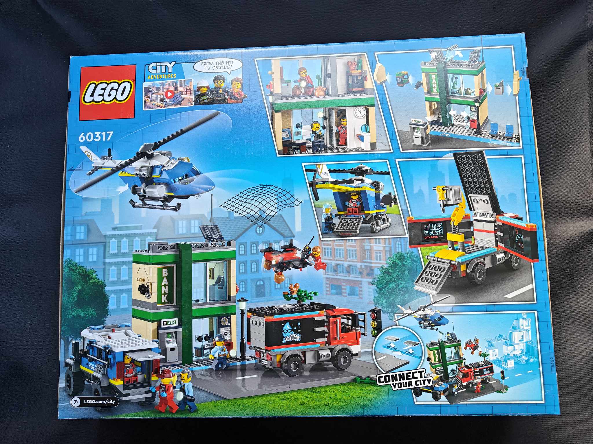 LEGO City Politieachtervolging Bij De Bank 60317 Mercurnus Bricks